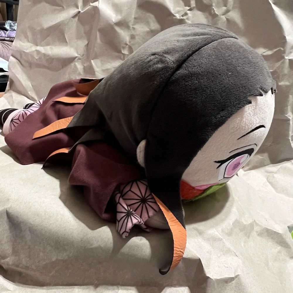SEGA Nezuko Kamado Plush Demon Slayer Kimetsu no Yaiba Pink Kimono Toy Anime - Picture 9 of 9